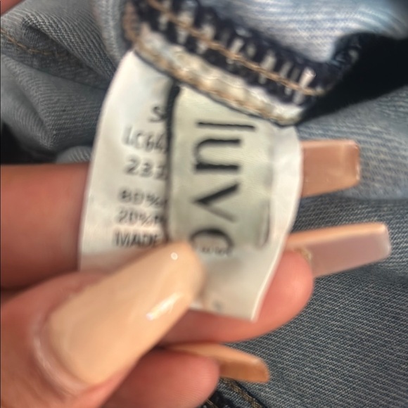 Casual Women's Blue Denim Jumpsuit - Picture 6 of 8